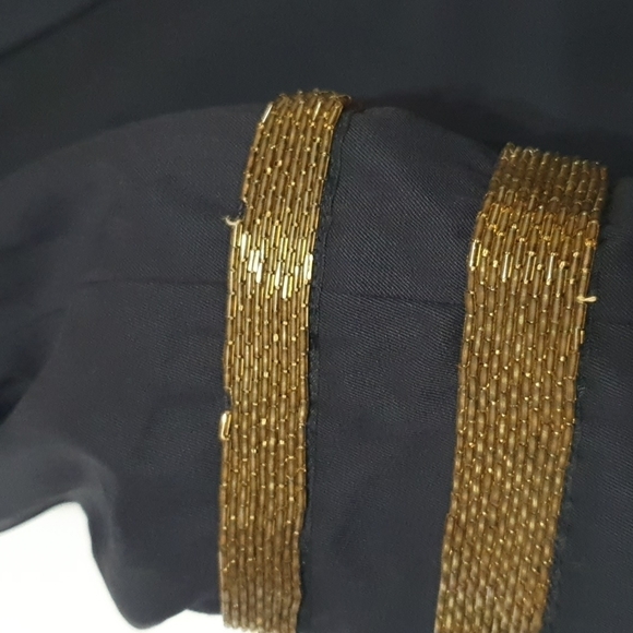 Escada 100% Wool Beaded Trim Coat - Picture 11 of 12